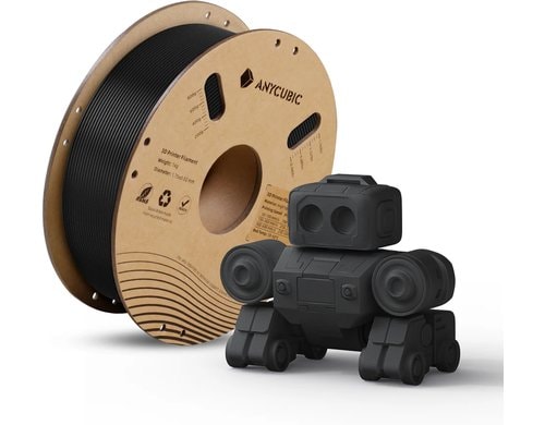 Anycubic PLA High Speed Filament Schwarz Schnelles PLA Druckfilament 1kg