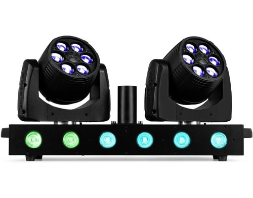 BeamZ Fuze Twin Bar Effekt Bar, 2x Moving Head 6x 12W RGBW