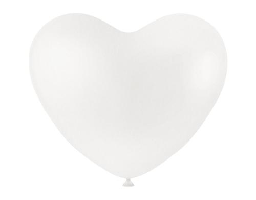 Creativ Company Ballons in Herzform weiss 8 Stück