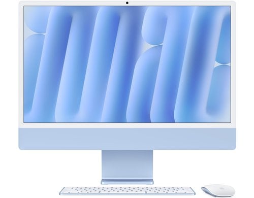 24 iMac (M4, 2 Ports), 8C/8C, Blau 16GB, 256GB, NoGbE, MM, MK TID, CH