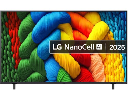 LG TV UN 75NANO80A6B 75 4K UHD, Direct LED, 2-pole