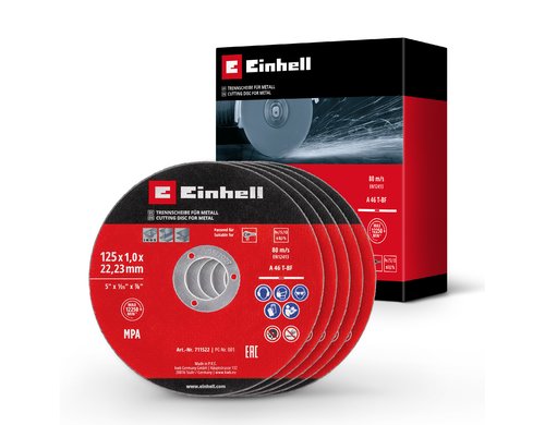 5 Einhell Trennscheiben 125mm