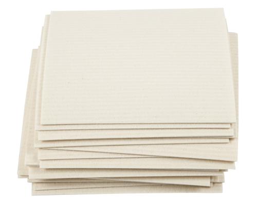 Creativ Company Geschirrtuch creme 20 Stück, 17 x 19.5 cm