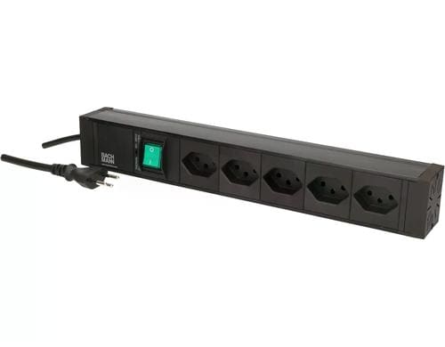 Bachmann PDU 5xT13, >1HE Schalter schwarz