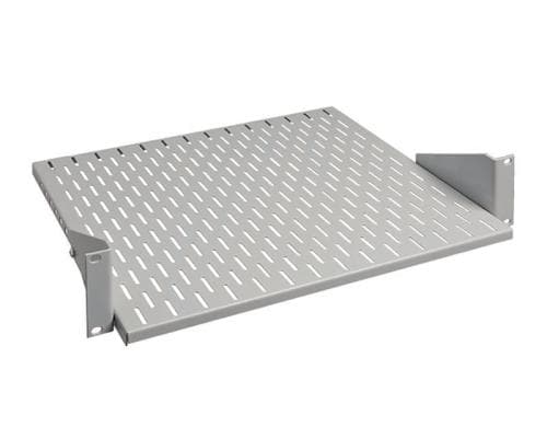 R+M Tablar für 19 Schrank 400mm tief 2HE Frontholmbefestigung