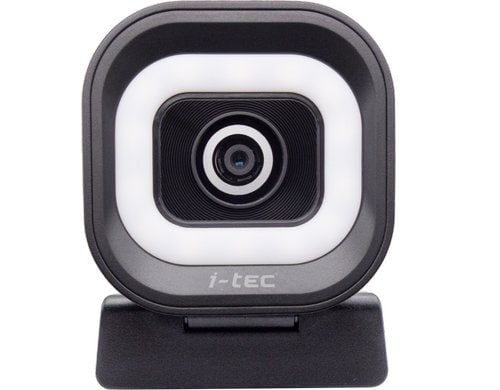 I-TEC SOLOMON 700 Stream, 4K Webcam mit Ring Licht, schwarz