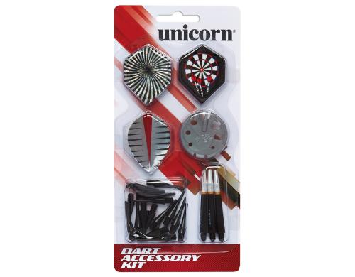 Unicorn Soft Tip Dart Accessory Kit Soft Tips, Flights, Schäfte