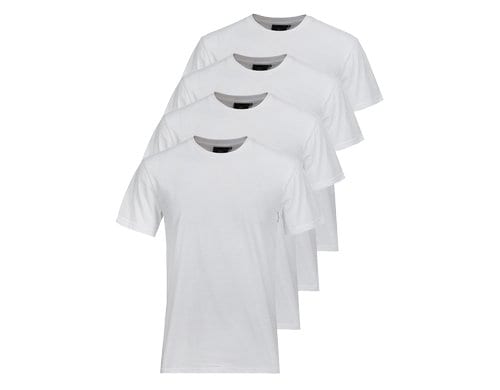 Switcher 4er-Pack Unisex T-Shirt Max Weiss, XL