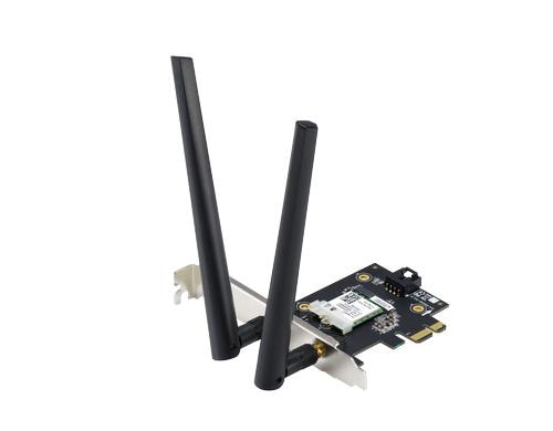 ASUS PCE-AX1800 BT5.2 WiFi-6 PCIe Adapter, Bluetooth 5.2