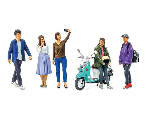 Tamiya Campus Friends Set II Figuren, 1:24