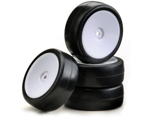 Absima Räderset Onroad Disc / Slick weiss 1:10 (4)