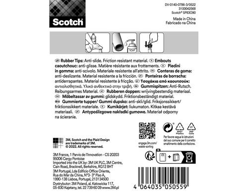 Stuhlbeingleiter, schwarz, Ø 25mm, Robuste Stuhlgleiter von Scotch
