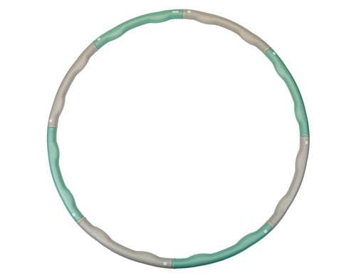 KOOR Hula Hoop Hono 0.9 kg / 8-Segemente grau-grün, 100cm Durchmesser