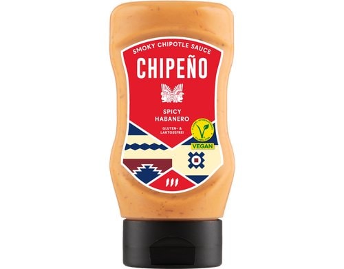 Chipeno Sauce Spicy Habanero 300ml Feine Würzsauce Vegan