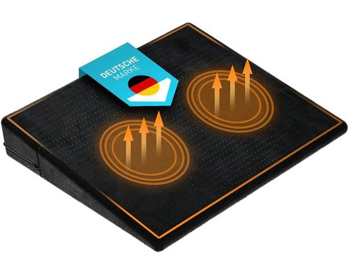 Flipline Keilkissen Schaumstoff 36x33x7cm schwarz, Kissen,