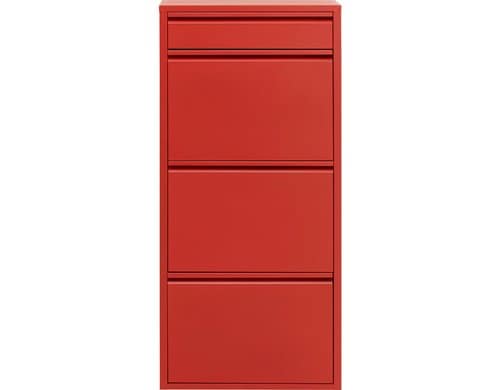 Kare Schuhschrank Caruso 3 plus 1 Rot