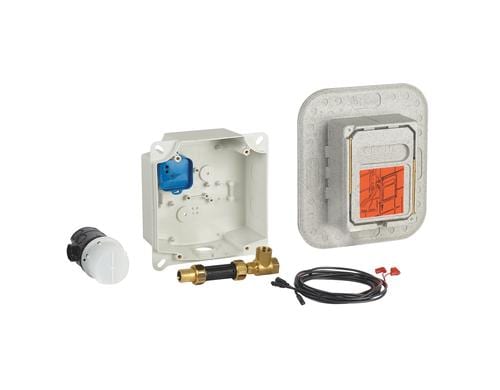 GROHE UP Einbaukasten f.elektr.Arm. WT Wandarmatur ohne Mischer, Edelstahl
