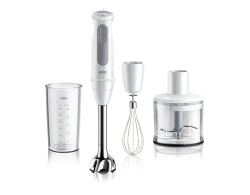 Braun Stabmixer Series 5, MQ50236M 1000 Watt, weiss / grau