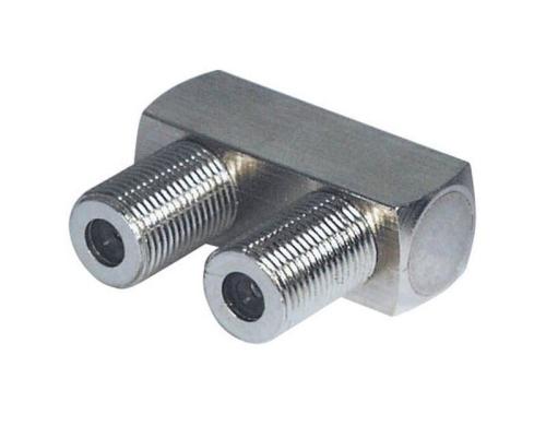 Satelliten F-Kupplung für Dosenmontage Ausführung Metall, vernickelt, 10er-Pack