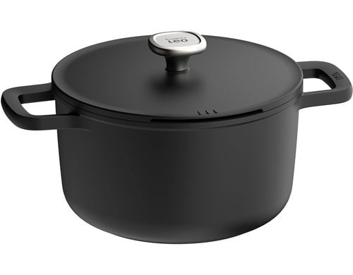 BergHOFF Antihaft Kochtopf Leo Phantom 24 24x14cm, recyceltes Aluminium, mit Deckel