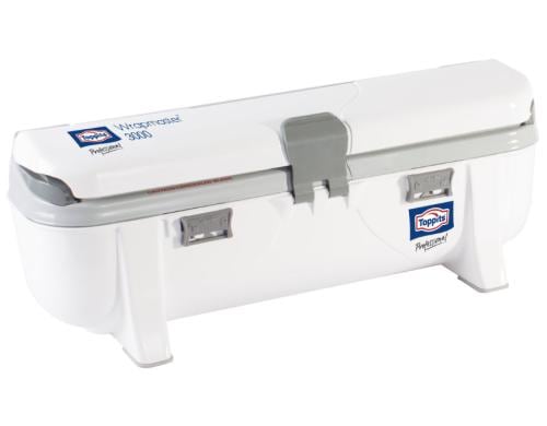 Toppits Wrapmaster Spendersystem 3000 für Fischhalte, Alu und Backpapier 30cm