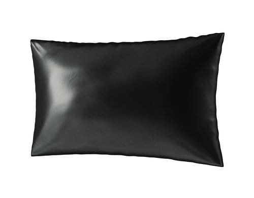 Ailoria BEAUTY SLEEP (65x100cm) 1x Silk pillow case, 1x Gift box, Black