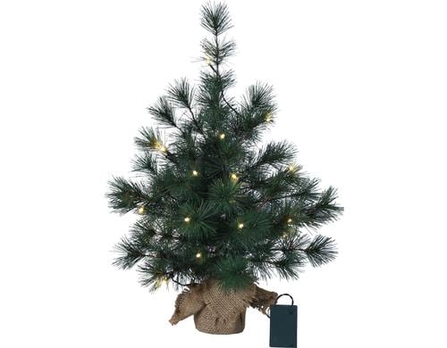 Star Trading LED Weihnachtsbaum 60cm Furu B: 40cm, Zuleitungskabel 40cm, 20 LED