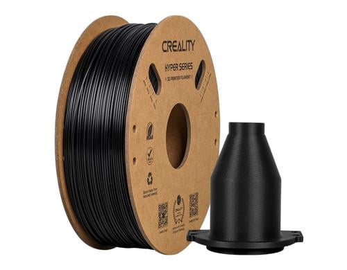 Creality Filament ABS Hyper Schwarz 1.75mm Filament, 1Kg, Schwarz, 210-250°C