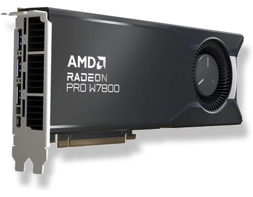 AMD RADEON PRO W7800, 32GB GDDR6 PCIe 4.0 x16, 3x DP, 1x mDP