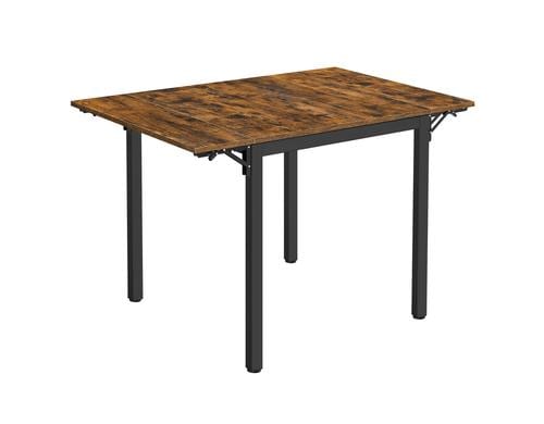 Vasagle Küchentisch Industriestil,4Personen 120x78x76.2 cm aufgeklappt (LxBxH),