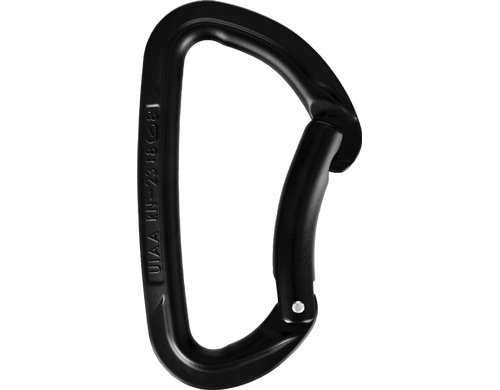 WC Carabiner Session Bent Gate Black