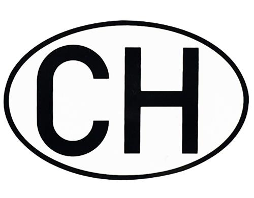 CH-Schild Moto zum aufkleben