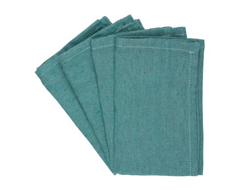 Arti Casa Stoffserviette 4er Set, 35x35 cm Blau