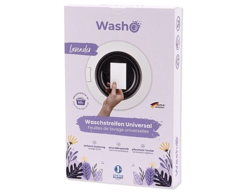 Washo Waschstreifen Lavender 60 Stück