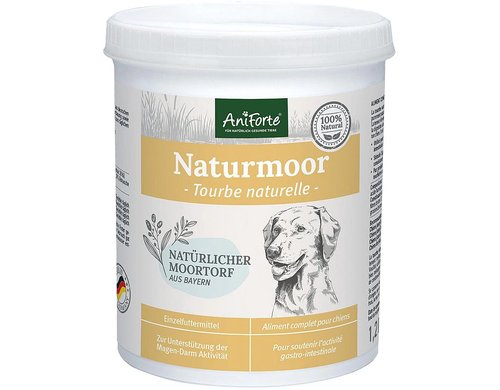 AniForte Naturmoor 1,2kg für Hunde und Katzen