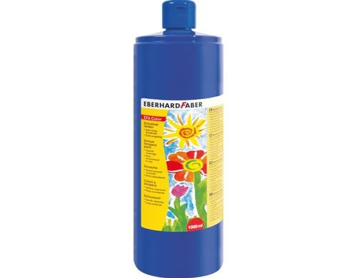 Eberhard F. EFACOLOR Tempera 1000ml, kobaltblau