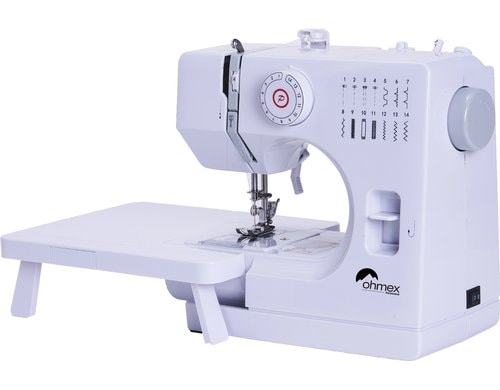 Ohmex Nähmaschine OHM-SEW-7280 4 Stufen, 1 Stichmuster, 2 Nadeln, 2 Spulen