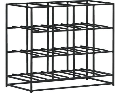 House Doctor Weinregal Schwarz 20x41x35 cm (LxBxH), Eisen