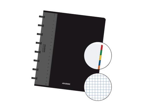 Adoc Ringheft Pap-Ex Deluxe A5, 5 mm kariert