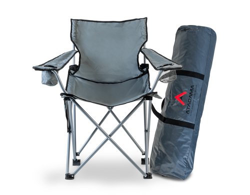 Atacama Campingstuhl Dunkelgrau Masse: 82x50x78cm