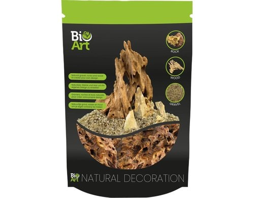 BioArt Lava Steine 800gr zur Dekoration für Pflanz-Terrarium