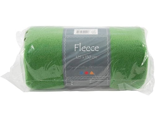 Creativ Company Fleece 125 cm x 150 cm 200 g, Grün