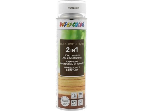 DUPLI-COLOR, Holzschutzlasur Transparent, 5 500 ML