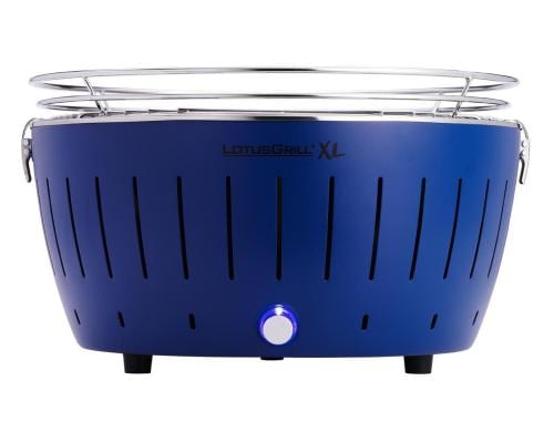 LotusGrill Tischgrill XL, tiefblau 40.5 cm Grillfläche, mit USB