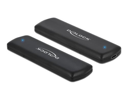 Delock M.2 NVME o. SATA SSD zu USB Gehäuse Betrieb von M.2 NVME oder SATA SSDs an USB