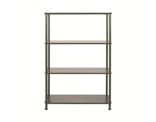 Bi-Office Regal m. 4 Tablaren grün, 116x80x40cm