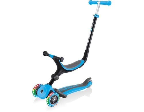 Globber  GO UP Foldable Plus Lights Sky Blue