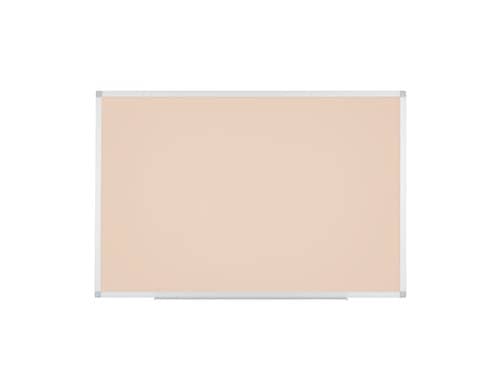 Bi-Office AYDA Whiteboard, 120x90cm Alu/beige, Stifteablage, lackierter Stahl