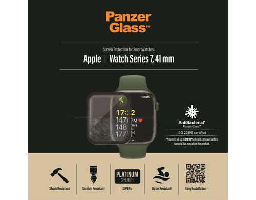 PanzerGlass Displayschutz AB für Apple Watch 7/8 (41mm)