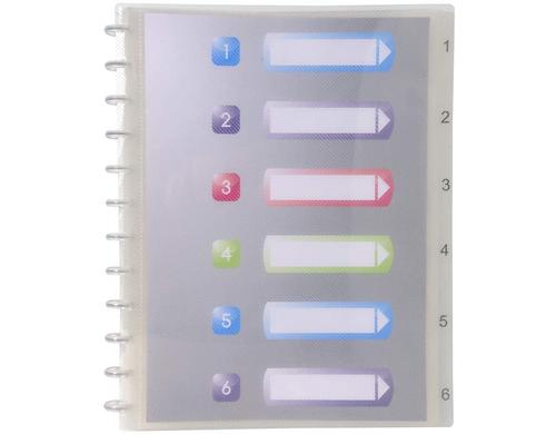 Exacompta Sichtbuch A4 Kristall 30 Hüllen herausnehmbar, Polypropylen